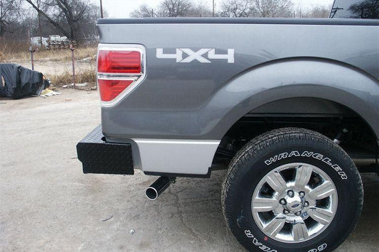 Frontier 100-10-9010 2009 - 2014 FORD F150 WITH SENSORS Diamond Back Bumpers - BumperOnly