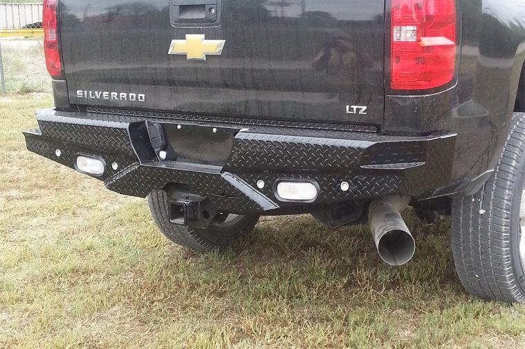 Frontier 100-20-7012 Diamond Chevy Silverado 2500/3500 HD 2007 - 2010 Rear Bumper - BumperOnly