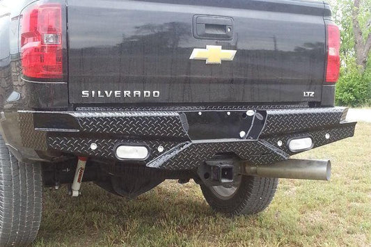 Frontier 100-21-5013 Diamond Chevy Silverado 1500 2014 - 2017 Rear Bumper - BumperOnly
