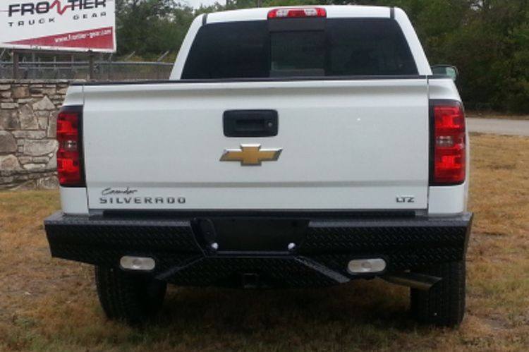 Frontier 100-29-9007 1999 - 2006 CHEVY SILVERADO 2500 WITH LIGHTS Diamond Back Bumpers - BumperOnly