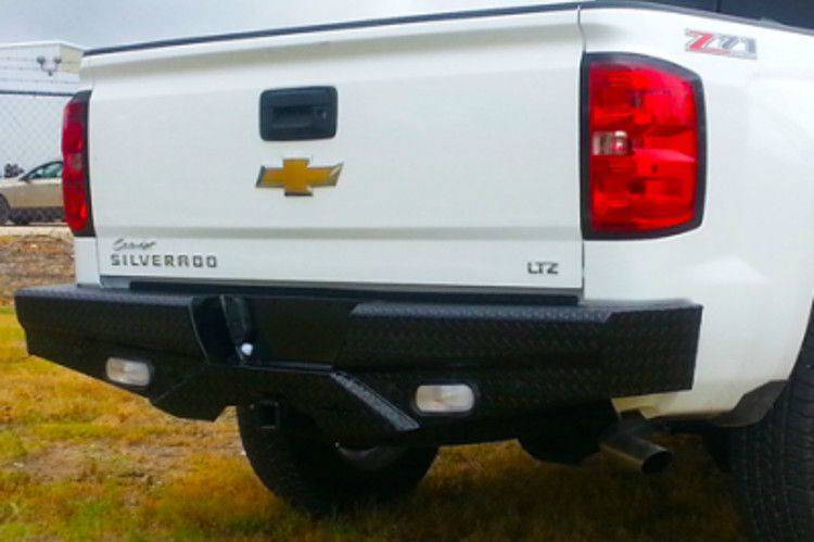Frontier 100-29-9007 1999 - 2006 CHEVY SILVERADO 2500 WITH LIGHTS Diamond Back Bumpers - BumperOnly