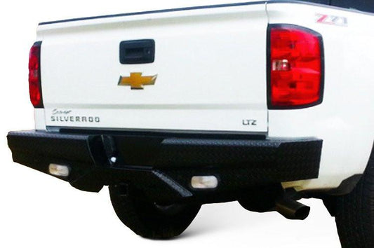 Frontier 100-29-9007 1999 - 2006 GMC SIERRA 2500 WITH LIGHTS Diamond Back Bumpers - BumperOnly
