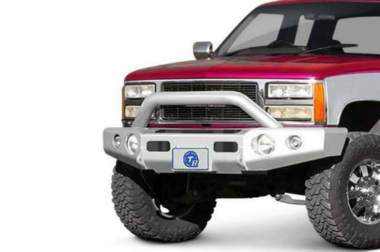 TrailReady 10200P GMC Sierra 2500/3500 1988-1999 Extreme Duty Front Bumper Winch Ready with Pre-Runner Guard - BumperOnly