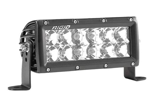 Rigid 106113 E-Series PRO Light Bar 6" Flood Black