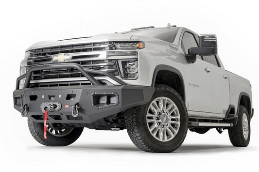 Warn 107006 Chevy Silverado 2500/3500 2020-2023 Ascent Front Bumper With Baja Grille Guard