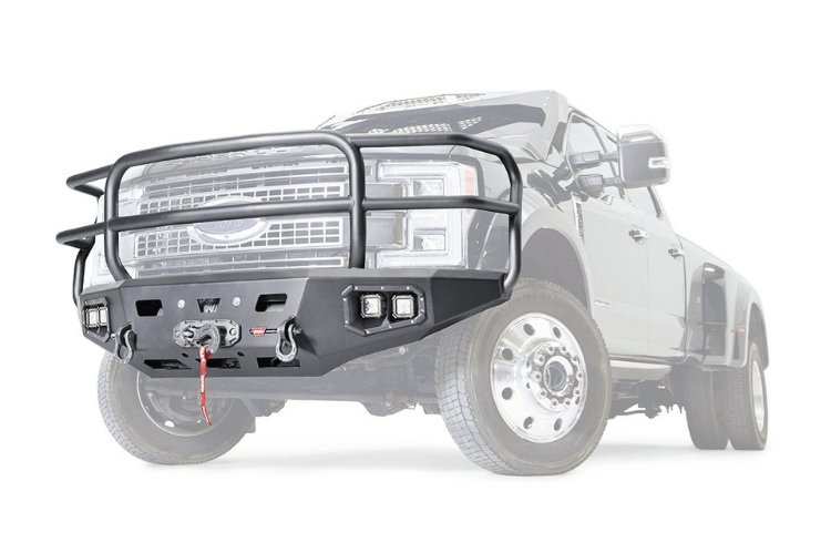Warn 107182 Ford F450/F550 Superduty 2017-2022 Ascent HD Front Bumper Full Grille Guard