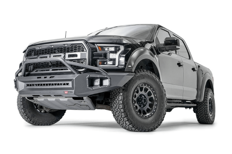 Warn 107280 Ford F150 Raptor 2017-2020 Ascent XP Front Bumper works with Sensors