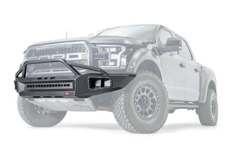 Warn 107280 Ford F150 Raptor 2017-2020 Ascent XP Front Bumper works with Sensors