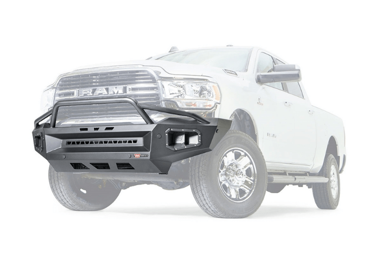 Warn 107284 Dodge Ram 2500/3500 2019-2024 Ascent XP Front Bumper works with Sensors