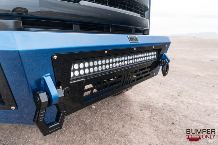 Bodyguard GAF17BN1B Ford F250/F350 Superduty 2017-2022 A2L Base Front Bumper ACC Compatible Single Light Bar Cutout