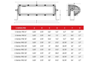 Rigid 110113 E-Series PRO Light Bar 10" Flood Black