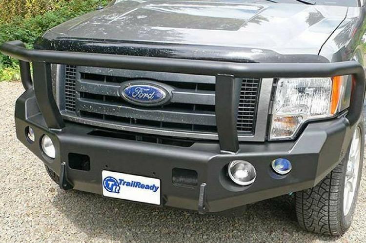 TrailReady 12200G Ford F250 Superduty 1997-2003 Extreme Duty Front Bumper Winch Ready with Full Guard