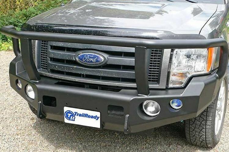 TrailReady 12200G Ford F250/F350 Superduty 1997-1998 Extreme Duty Front Bumper Winch Ready with Full Guard - BumperOnly