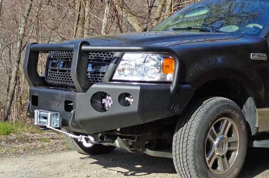 TrailReady 12200G Ford F250 Superduty 1997-2003 Extreme Duty Front Bumper Winch Ready with Full Guard
