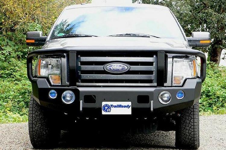 TrailReady 12200G Ford F150 1997-1998 Extreme Duty Front Bumper Winch Ready with Full Guard - BumperOnly