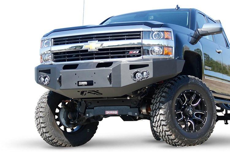 Fab Fours Chevy Silverado 2500/3500 2015-2018 Front Bumper Winch Ready No Guard CH14-A3051-1