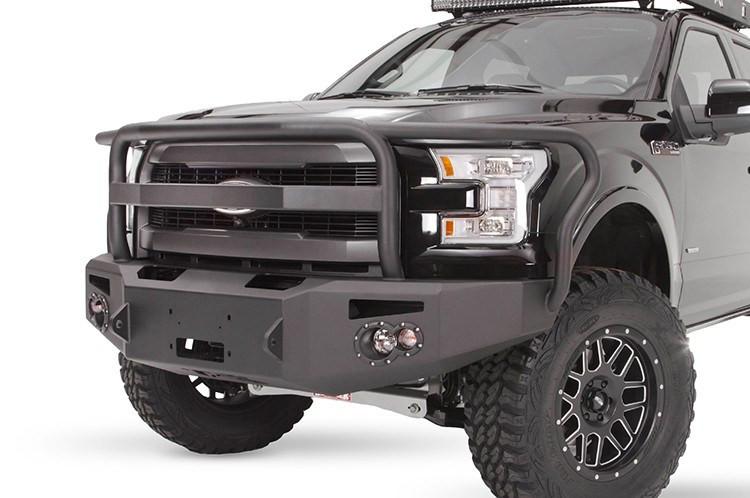 Fab Fours Ford F150 2015-2017 Front Bumper Winch Ready with Full Guard FF15-H3250-1
