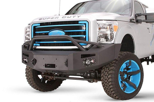 FabFours Premium Front WINCH Bumper 2011+ Ford Superduty F250-F350 ID FS11-A2552-1 - BumperOnly