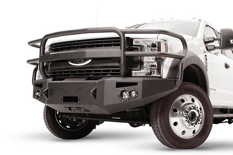 Fab Fours Ford F450/F550 Superduty 2017-2022 Front Bumper Winch Ready with Full Guard FS17-A4250-1