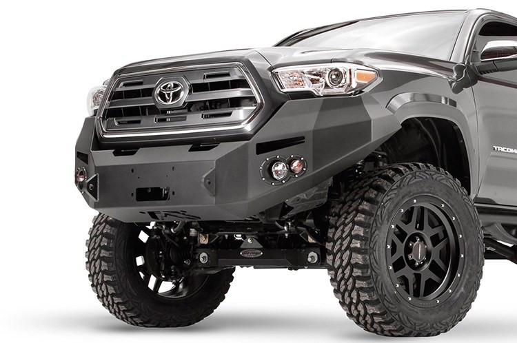 Fab Fours TT16-B3651-1 Toyota Tacoma 2016-2022 Premium Front Bumper Winch Ready No Guard