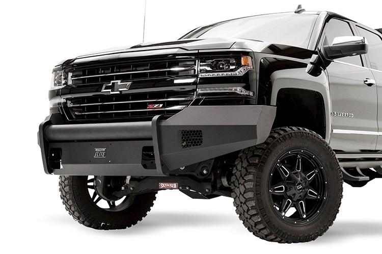 Fab Fours Chevy Silverado 1500 2016-2018 Front Bumper No Guard with Tow Hooks CS16-R3861-1