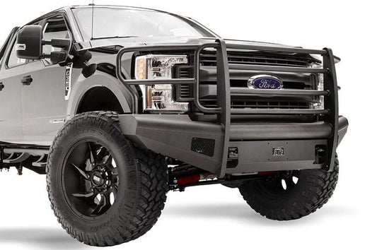 Fab Fours Ford F450/F550 Superduty 2017-2018 Front Bumper Full Guard with Tow Hooks FS17-Q4160-1