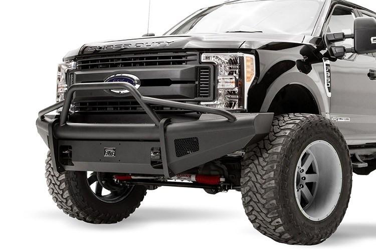 Fab Fours Ford F250/F350 Superduty 2017-2018 Front Bumper Pre-Runner Guard with Tow Hooks FS17-Q4162-1