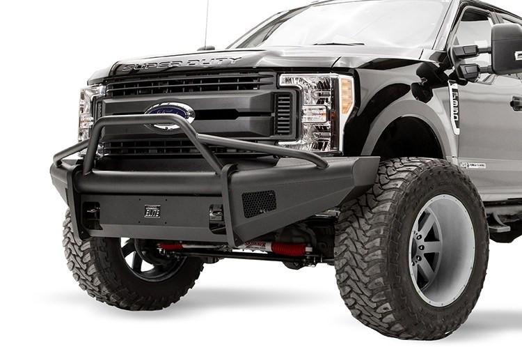 Fab Fours Ford F450/F550 Superduty 2017-2022 Front Bumper Pre-Runner Guard with Tow Hooks FS17-Q4162-1