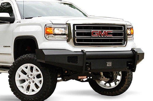 Fab Fours GMC Sierra 1500 2014-2015 Front Bumper No Guard with Tow Hooks GS14-R3161-1