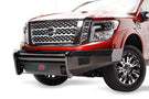 Fab Fours NT16-K3761-1 Nissan Titan XD 2016-2023 Black Steel Front Bumper No Guard with Tow Hooks