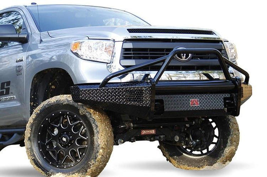 Fab Fours Toyota Tundra 2007-2013 Front Bumper Pre-Runner Guard with Tow Hooks TT07-K1862-1