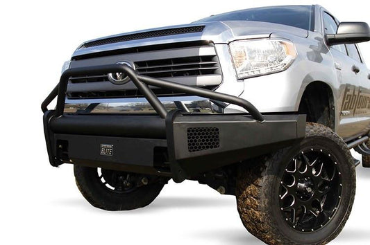 Fab Fours Toyota Tundra 2007-2013 Front Bumper Winch Ready with Pre-Runner Guard TT07-R1862-1