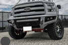 Bodyguard GAF17BN1T Ford F250/F350 Superduty 2017-2022 A2L Base Front Bumper ACC Compatible Single Light Bar Cutout