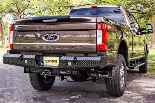 Frontier 160-11-7008 Ford F250/F350 Superduty 2017-2025 Sport Rear Bumper with Sensor