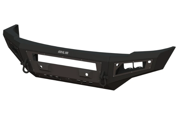 Bodyguard GAF17BN1B Ford F250/F350 Superduty 2017-2022 A2L Base Front Bumper ACC Compatible Single Light Bar Cutout