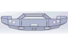 Hammerhead 600-56-1001 Chevy Silverado 2500/3500 2007-2010  Winch Bumper Pre-Runner