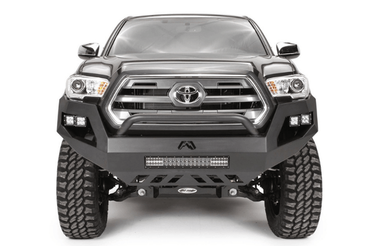 Fab Fours TT16-D3653-1 Toyota Tacoma 2016-2022 Vengeance Front Bumper with Low Pre-Runner Guard