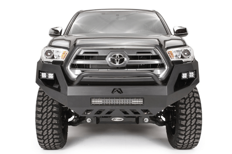 Fab Fours TT16-D3653-1 Toyota Tacoma 2016-2023 Vengeance Front Bumper with Low Pre-Runner Guard
