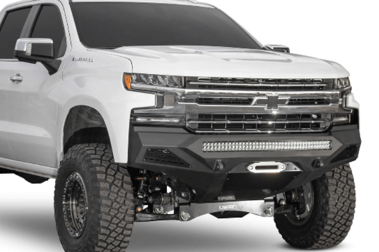 ADD F441423030103 Chevy Silverado 1500 2019-2021 Stealth Fighter Front Bumper with Sensor Cutouts Winch Ready