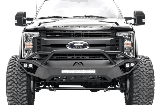 Fab Fours Open Fender Vengeance Pre-Runner Guard Front Bumper 2017-2022 Ford F250/F350 Superduty FS17-V4162-1