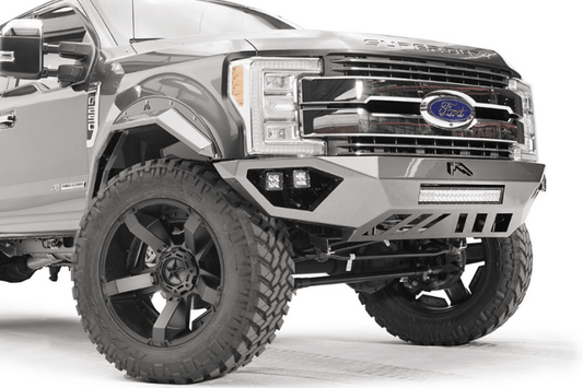 Fab Fours Open Fender Vengeance No Guard Front Bumper 2017-2022 Ford F250/F350 Superduty FS17-V4161-1