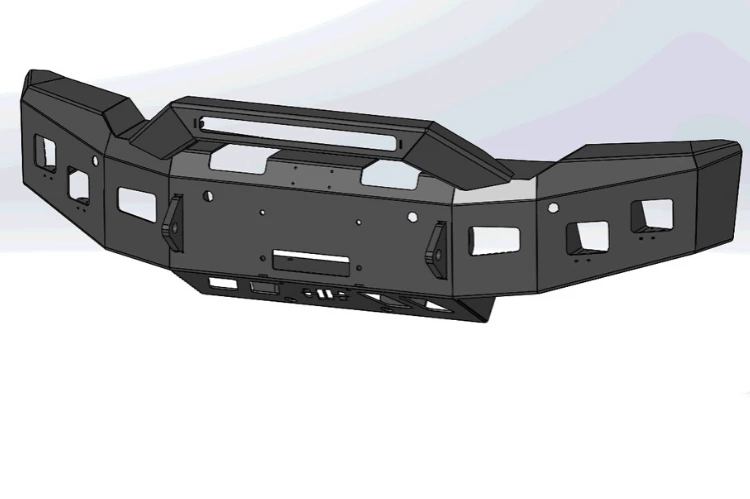Hammerhead 600-56-0856 Chevy Silverado 1500 2019-2020 Front Bumper Formed Guard Winch Ready
