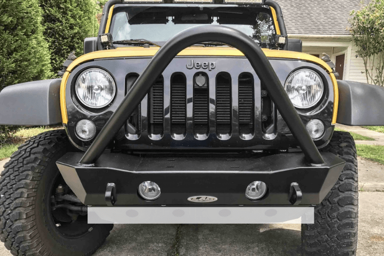 Lod Offroad Destroyer Front Bumper Jeep Wrangler JK 2007-2017 Shorty With Stinger Guard JFB0705