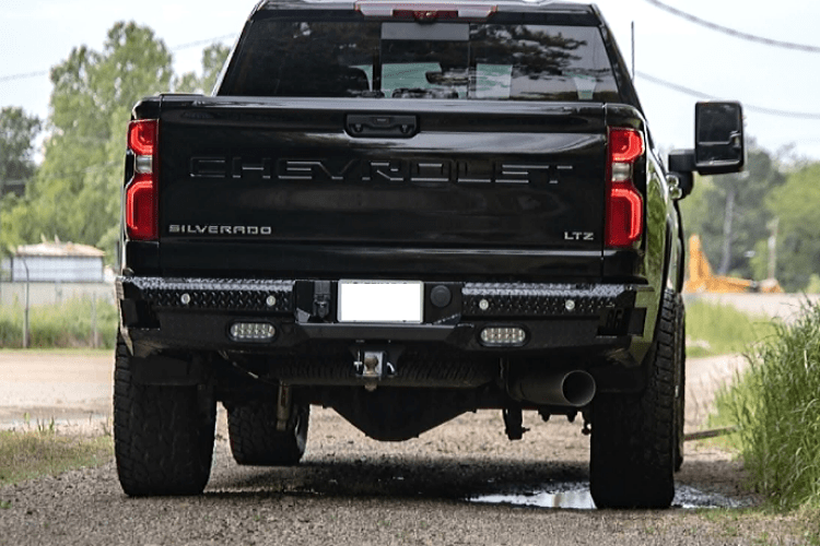 Bodyguard KFC20BYG Chevy Silverado 2500/3500 2020-2024 FT Rear Bumper With Sensor Cutouts