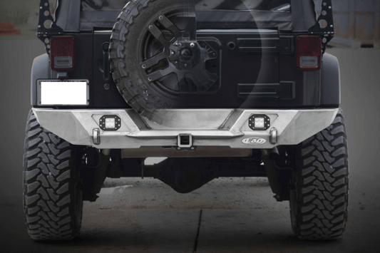 Lod Offroad Destroyer Rear Bumper Jeep Wrangler JK 2007-2017 Full-Width JRB0741