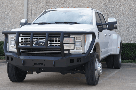 Road Armor Stealth 61742B 2017-2021 Ford F250/F350/F450/F550 Superduty Front Winch Bumper Titan II Guard Wide Flare