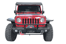 Warrior 6578 Jeep Wrangler JK 2007-2018 MOD Series Front Bumper Mid-Width With Brush Guard