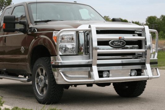 Ali Arc Traditional Aluminum Ford F250/F350 Superduty 2008-2010 Front Bumper With Rake FDR277