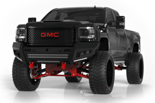 Road Armor Identity 2152DF-B0-P2-MR-BH-B Chevy Silverado 2500/3500 2015-2019 Front Bumper