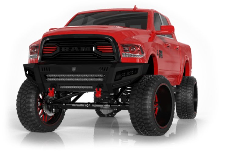 Road Armor Identity 4192DF-B0-P2-MR-BH-B Dodge Ram 2500/3500 2019-2024 Front Bumper